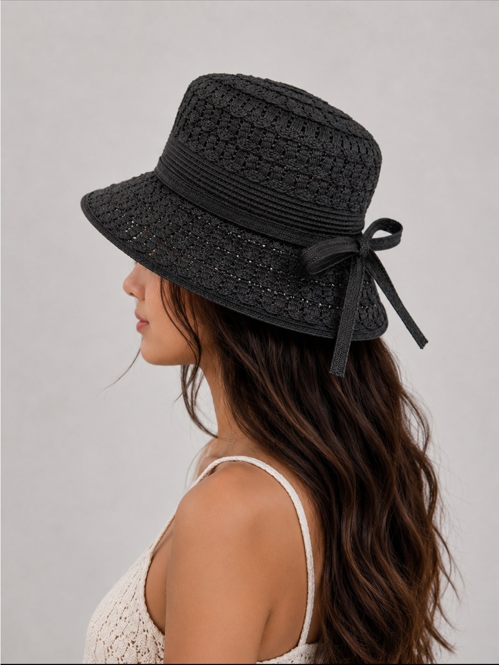 063. Capelli Crochet Bucket Hat - Picture 1 of 10